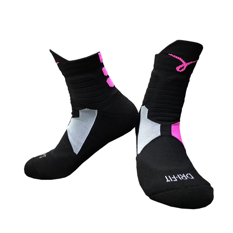 Vớ thể thao nam ELITE bóng rổ chuyên nghiệp bóng rổ vớ dày khăn thấm mồ hôi chống trượt chạy tất cổ ngắn