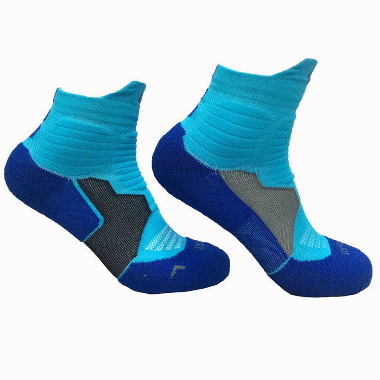 Vớ thể thao nam ELITE bóng rổ chuyên nghiệp bóng rổ vớ dày khăn thấm mồ hôi chống trượt chạy tất cổ ngắn