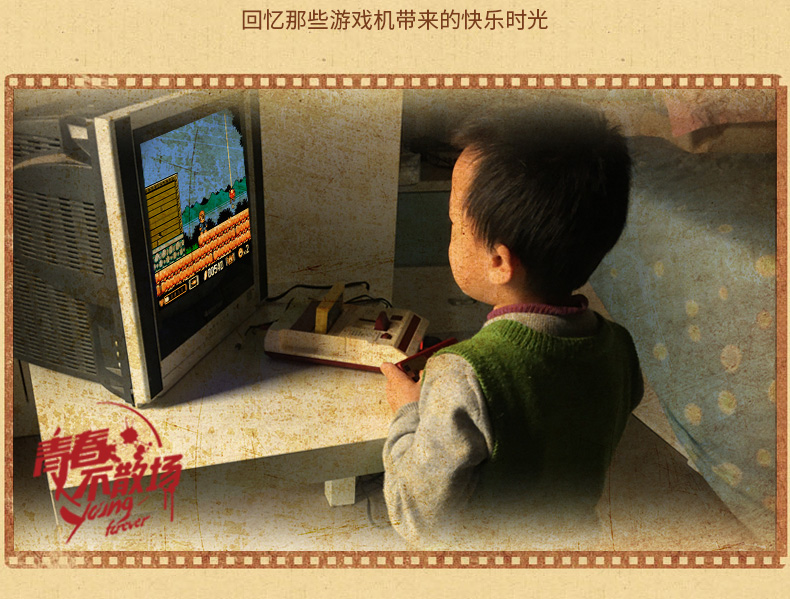 Xiaobawang nhà TV card game máy D31 đôi xử lý tương tác hoài cổ 8 bit FC video game đỏ và trắng máy tay cầm xbox one s