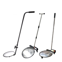 Guangdong best-selling V3 extended and enlarged 40cm acrylic round vehicle inspection mirror retractable bottom detector