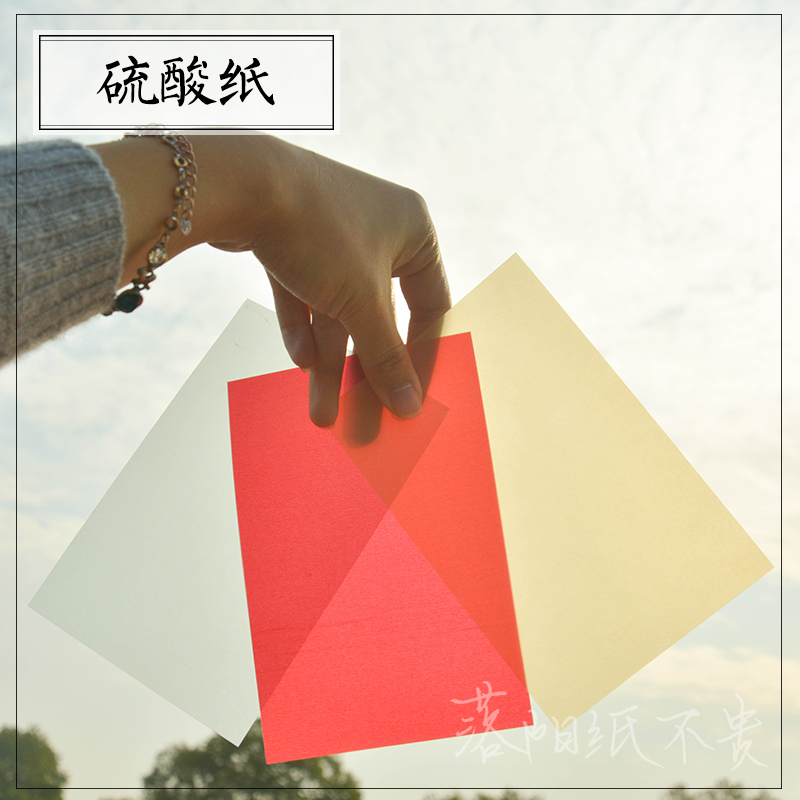 (Art) Confectionery color sulphuric acid paper rubber sheet Cardboard Design Hand-painted calligraphy Postcard DIY
