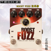 TECH 21 Boost Fuzz Effector Electric Guitar Pedal Effector