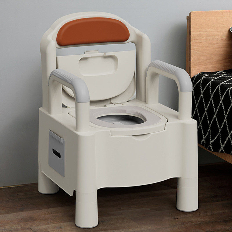 Sitting-stool chair for the elderly with a mobile toilet Toilet Bowl reinforced stool Pregnant Woman Indoor Seat Squat Toilet