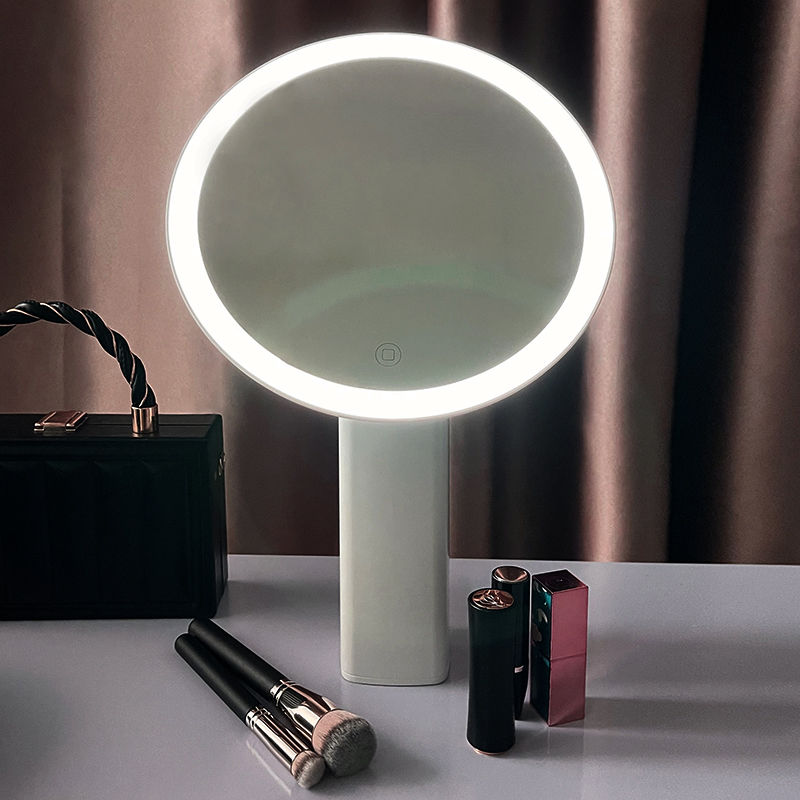 Internet celebrity desktop makeup mirror led light fill light portable desktop dressing beauty mirror with light home dormitory small