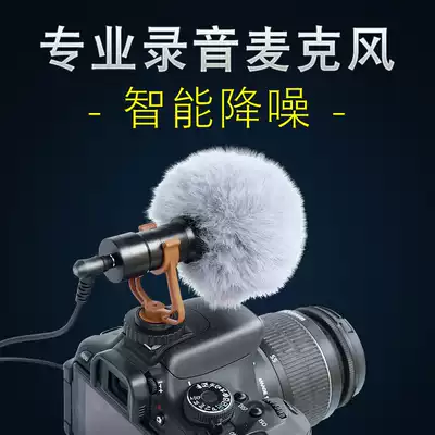 Professional interview recording microphone recording radio live microphone mobile phone single-eye shooting film strong directivity