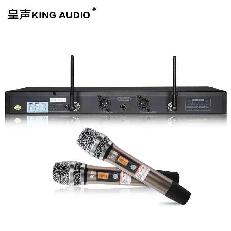 Корпусный беспроводной профессиональный микрофон KingAudio/
