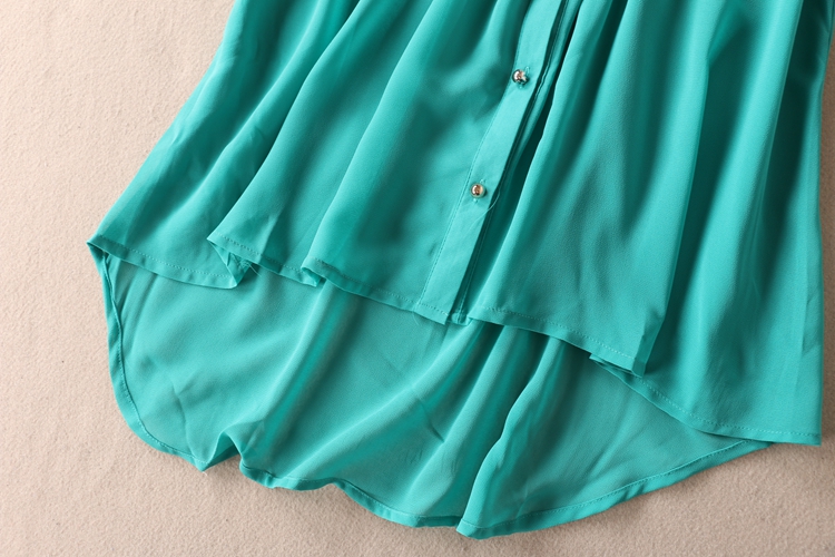 Kết cấu drap loose bìa thịt quan điểm voan áo mùa hè là mỏng Một từ ren cổ áo áo thun nữ A558 kiểu áo sơ mi đẹp