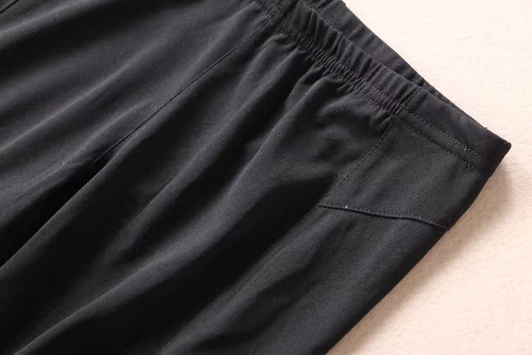 Căng lớn có thể chia quần legging thể thao yoga nữ là quần chín màu đen hoang dã WA3090 quần nữ đẹp