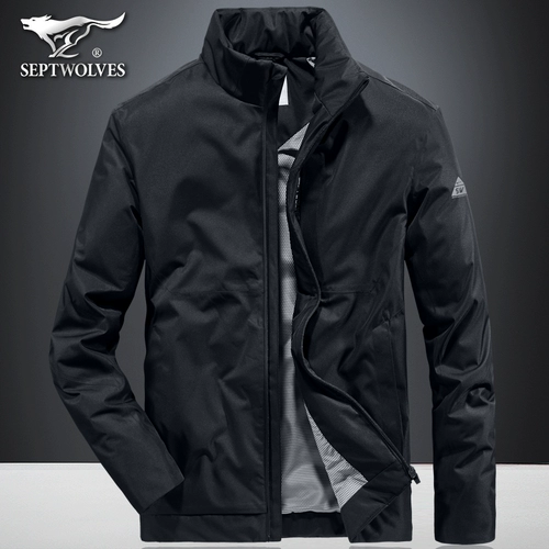 Septwolves, демисезонный спортивный легкий и тонкий пуховик, бархатная короткая куртка для отдыха, гусиный пух