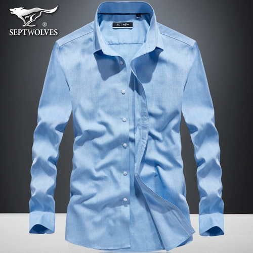 Septwolves, осенняя тонкая рубашка для отдыха, коллекция 2021