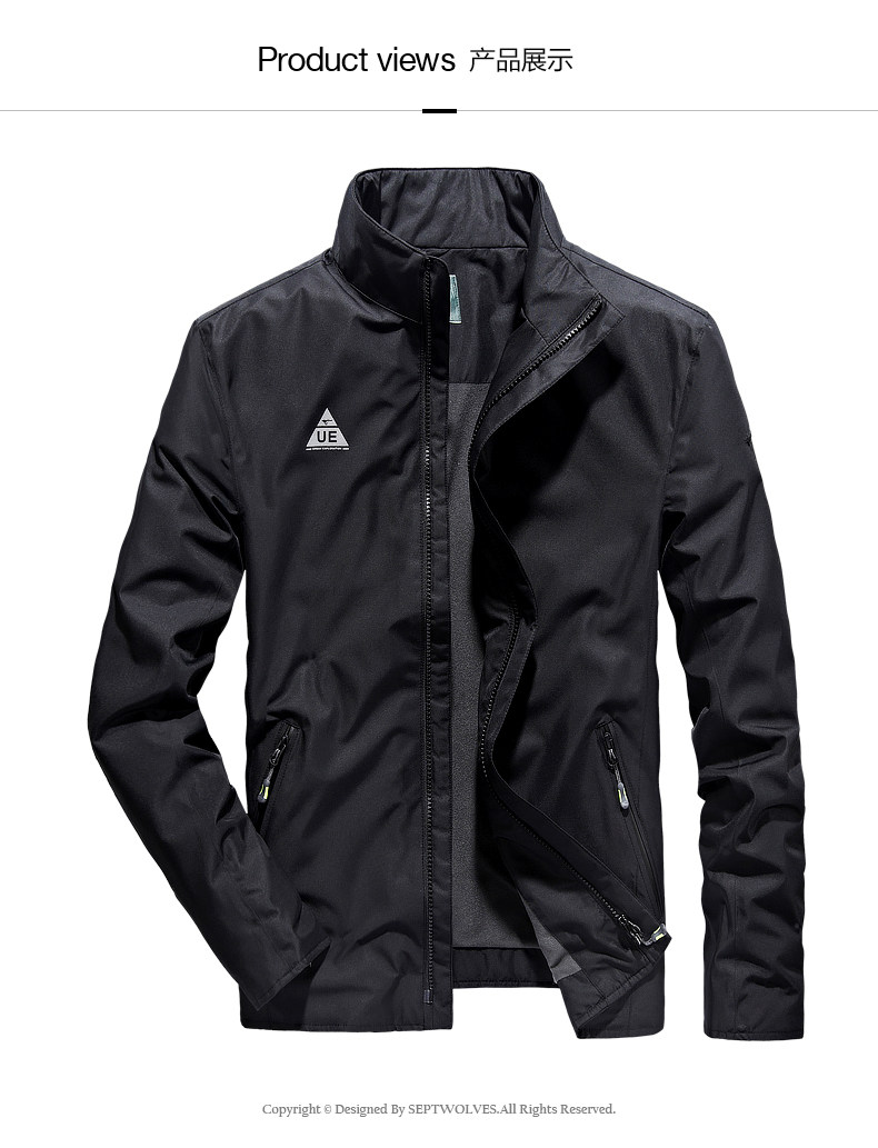 Blouson homme SEPTWOLVES    manches longues en Polyester - Ref 3118039 Image 10