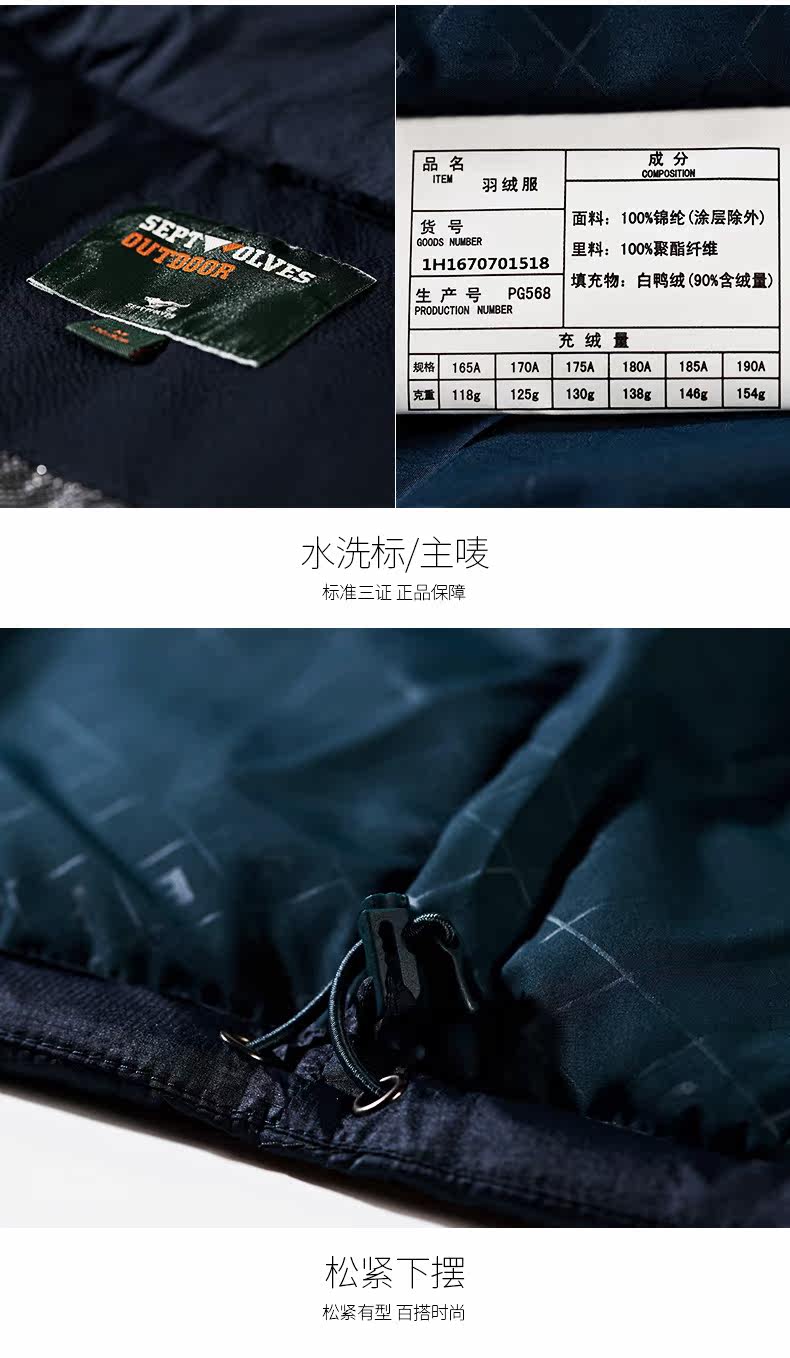 Blouson homme SEPTWOLVES    - Ref 3120668 Image 24