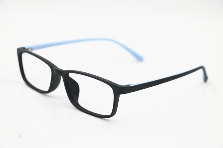 Kính cận thị nam và nữ chống nhựa màu xanh lam hoàn thiện với tròng kính 100/150/200/250/300/400 độ gọng kính đẹp