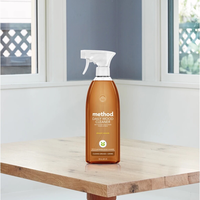 Method Imported from the United States Is a Natural Cleaner for Wooden Countertops, Wooden Furniture, Cabinets, Solid Wood Doors, and Wooden Floors