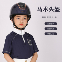 RIF Child Equestrian Helmet Horse Riding Helmet Equestrian Obstacle Helmet Equestrian Helmet Equestrian Helmet EU Certified Adjustable