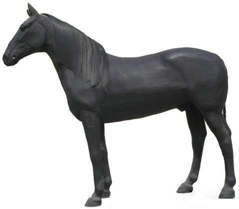 Model Mamama horses simulation horse 1: 1 model high simulation black brown-Taobao