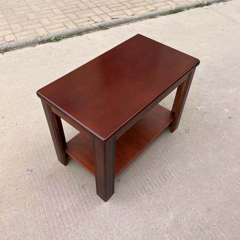 Black walnut office meeting guest bedroom sofa middle small coffee table solid wood square tea table simple modern side a few corners