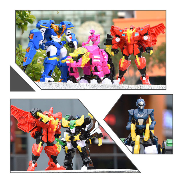 Mini Agents Super Dinosaur Power 2 Tilaka Transforming Dinosaur Toy Robot Children Boy Toy