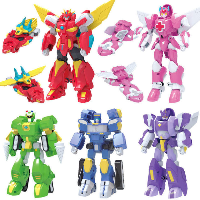 Happy Superman Alliance Motorcycle Man Careful Careless Sweetheart Five-in-One Toy Boy Transformer Children's King Kong