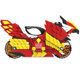 Cool magic gyro motorcycle shape for children and boys, luminous set, new 5th generation upgraded version of the battle disk