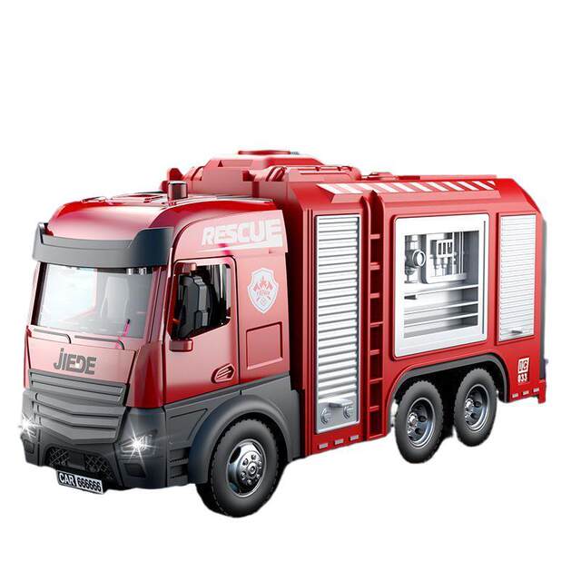 Extra Large Alloy Construction Vehicle Boy Toy Crane Excavator Dump Truck Rescue Vehicle Alloy Car Model 3-6 Years Old