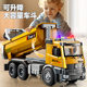 Ruijuesi's Popular Construction Vehicle Model Toy Children's Inertial Dump Truck Boys' Educational Story Early Education Machine