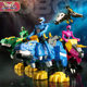 Mini Agent Team Super Dinosaur Beast King Power Fusion Transformation Machine Toy Children's King Kong Mecha Boy