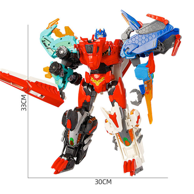 Divine Beast King Kong Toy 6 Earth Shield Five-in-One Genuine Transformation Robot Mecha Children's Boy Set 5