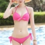 2018 Hàn Quốc mùa hè mới bộ bikini ba điểm ngực nhỏ bằng thép tấm tập hợp bong bóng tắm nước nóng mùa xuân nữ bộ bơi dài tay nữ