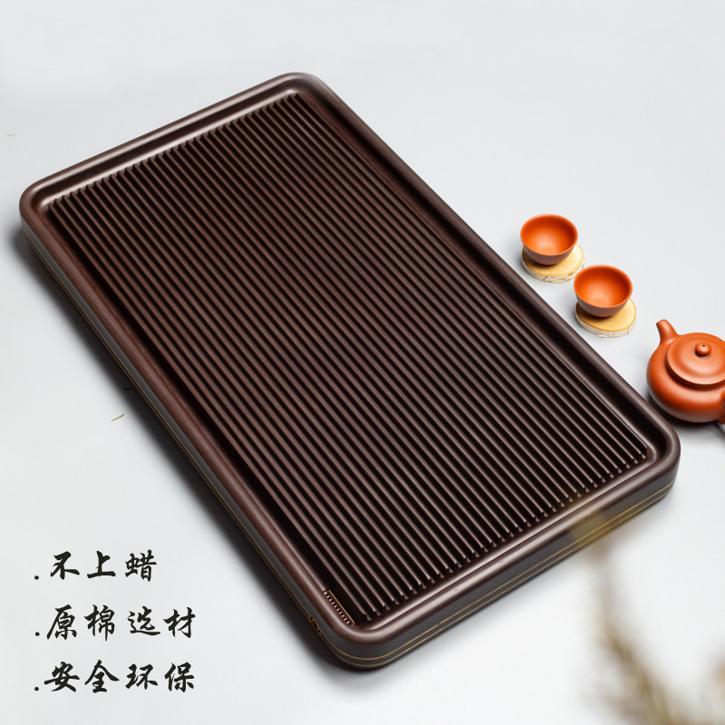 Black sand electric tea plate German country with simple tea drainage large tea sea tea tray purple sand dry bubble table