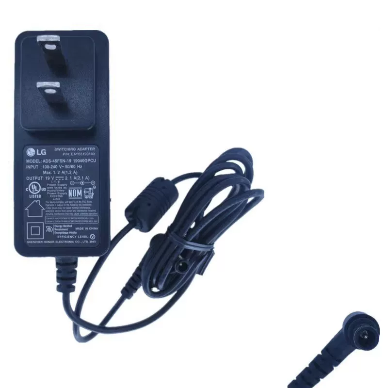 LG E2242CA19V1.3A1.7A1.2A Power Adapter ADS-40FSG-19 ADS-25FSF-19