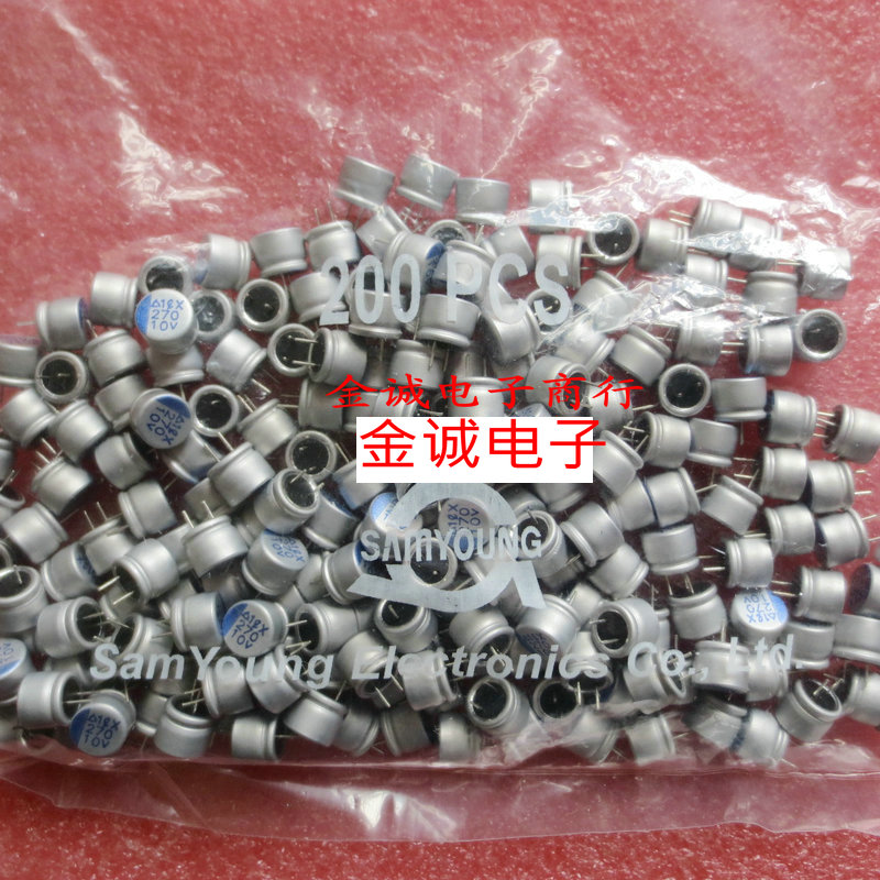 Triple Ying SamYoung 10v 270uf Solid State capacitive motherboard graphics card capacitive 8mm * 7mm-Taobao