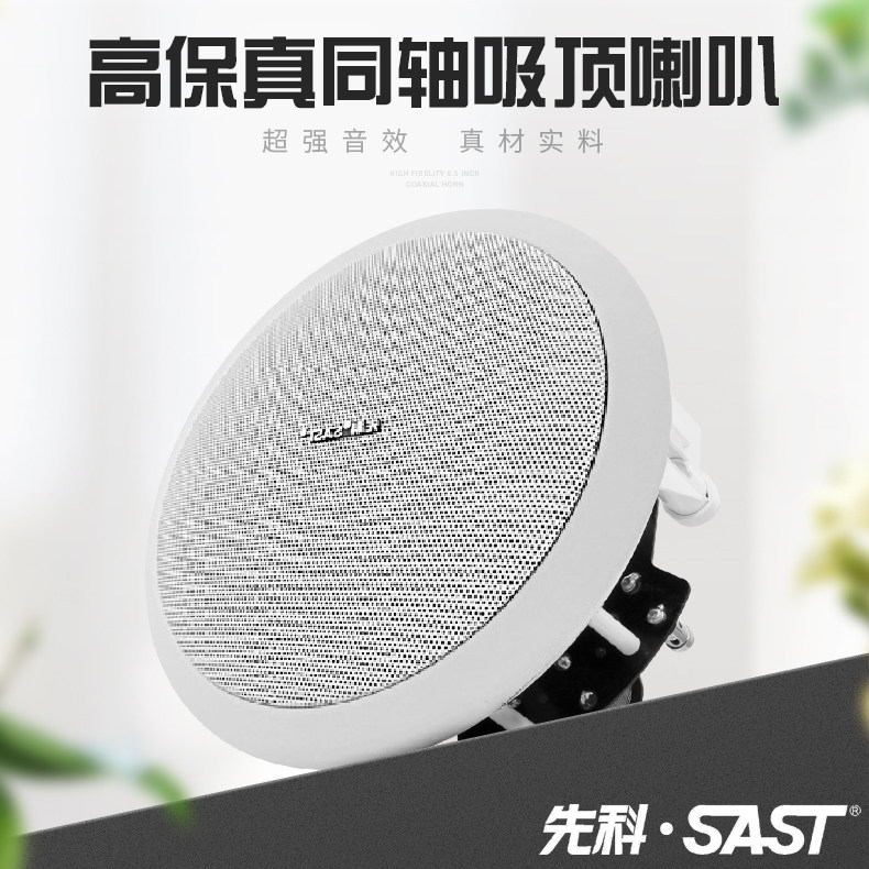 Coaxial ceiling sound background music Ceiling ceiling constant pressure constant resistance speaker Indoor living room speaker treble