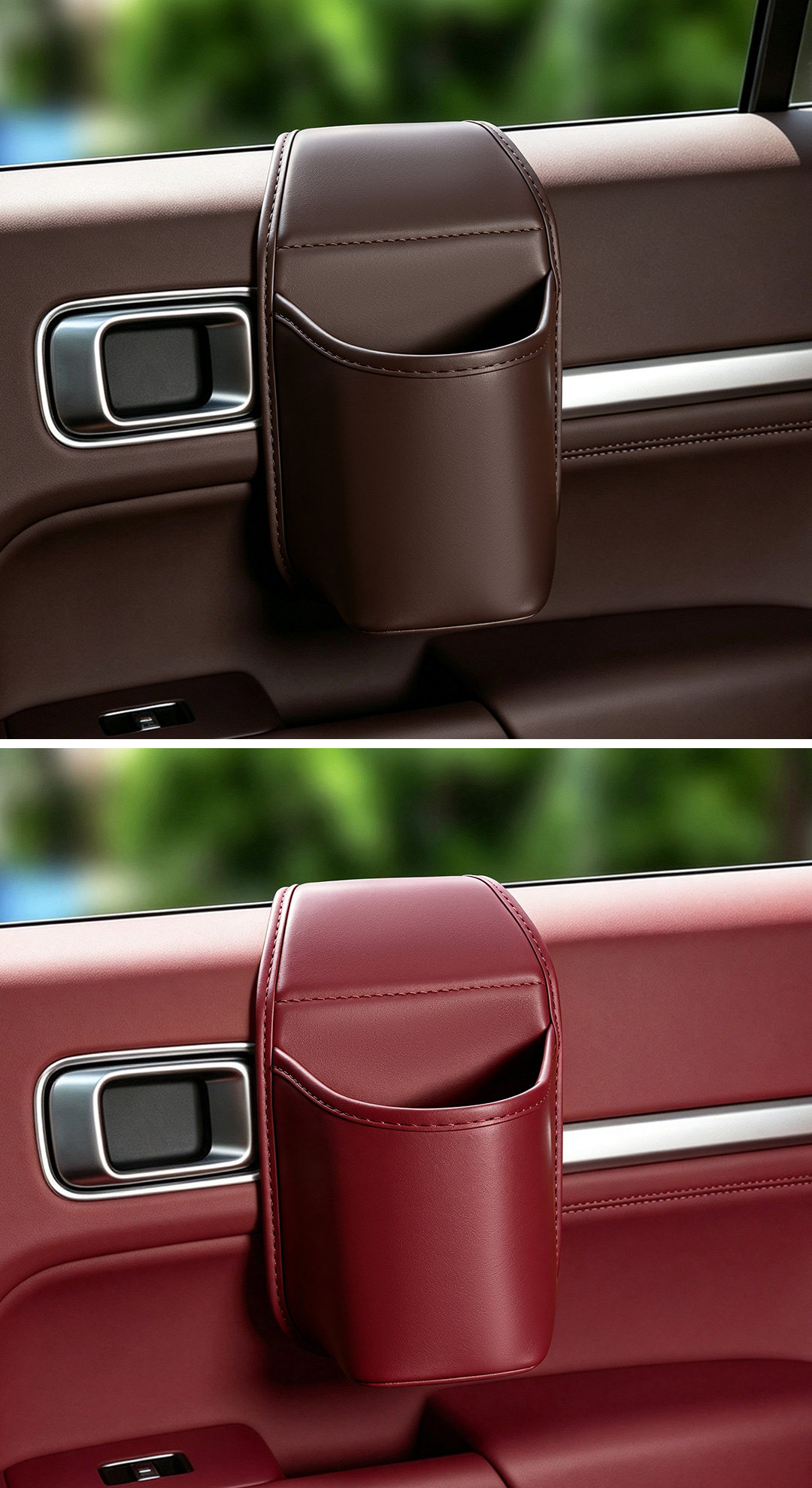 Wholesale car door cup holder, car office and kitchen storage bag, side-mounted phone holder, embedded installation