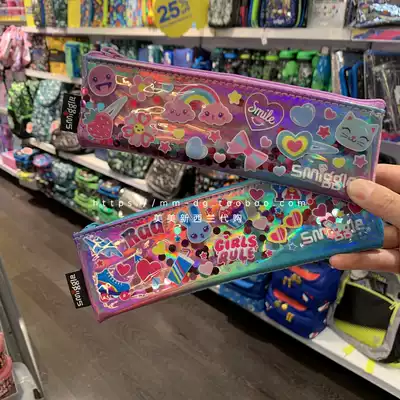 Spot smiggle children's mini cartoon go out portable can tie the book on the pencil case