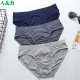 ab modal underwear men's large size viscose dad shorts mid-waist loose middle-aged modal briefs thin head