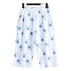 AB pure cotton pajamas women's pure cotton home pants mother's loose trousers cotton large size grandma cropped pants thin medium pants summer
