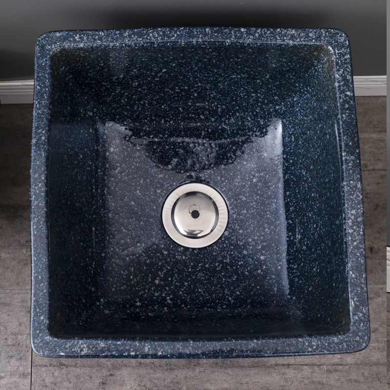 Restoring ancient ways household balcony is suing floor mop pool to wash the mop pool ceramic toilet basin large mop pool