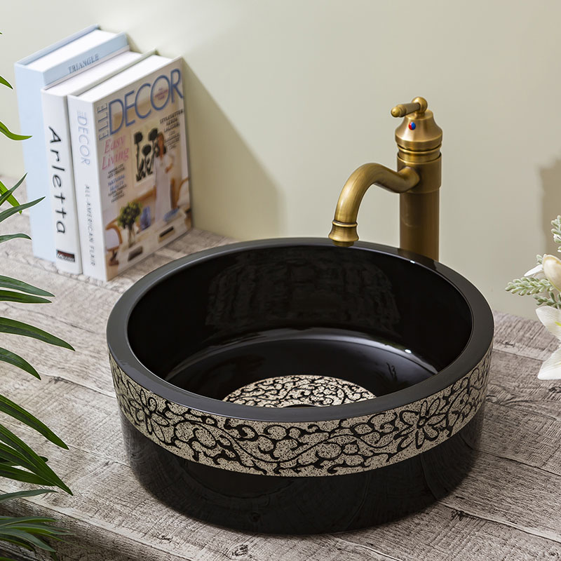Jingdezhen rain spring basin art sanitary ceramic table toilet stage basin lavatory sink Chinese style of the ancients