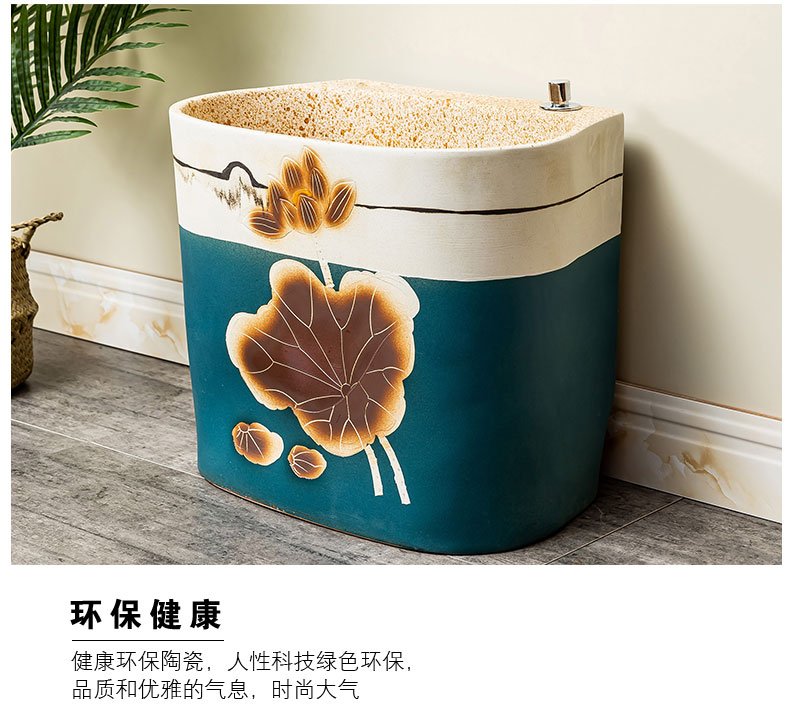 Ceramic art mop pool is suing antifreeze fast for wash basin in the new Chinese style household balcony mop pool mop pool