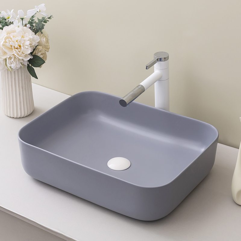 Stage basin balcony household ceramic toilet lavatory rectangle Nordic contracted art the sink basin