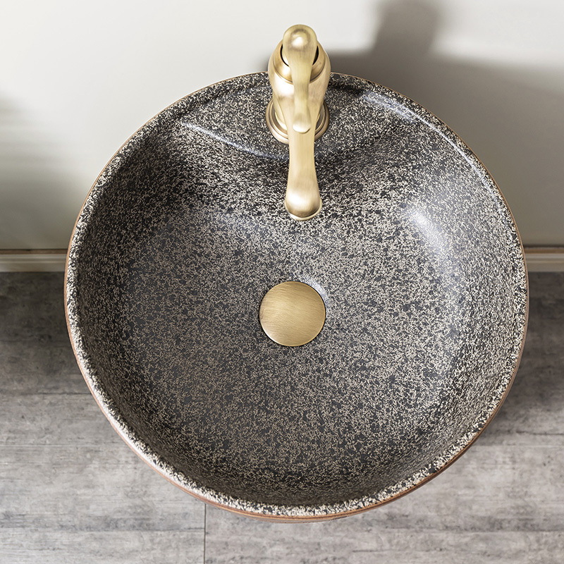 Ceramic column basin restoring ancient ways of household toilet lavatory basin sink 8 balcony is suing floor one column