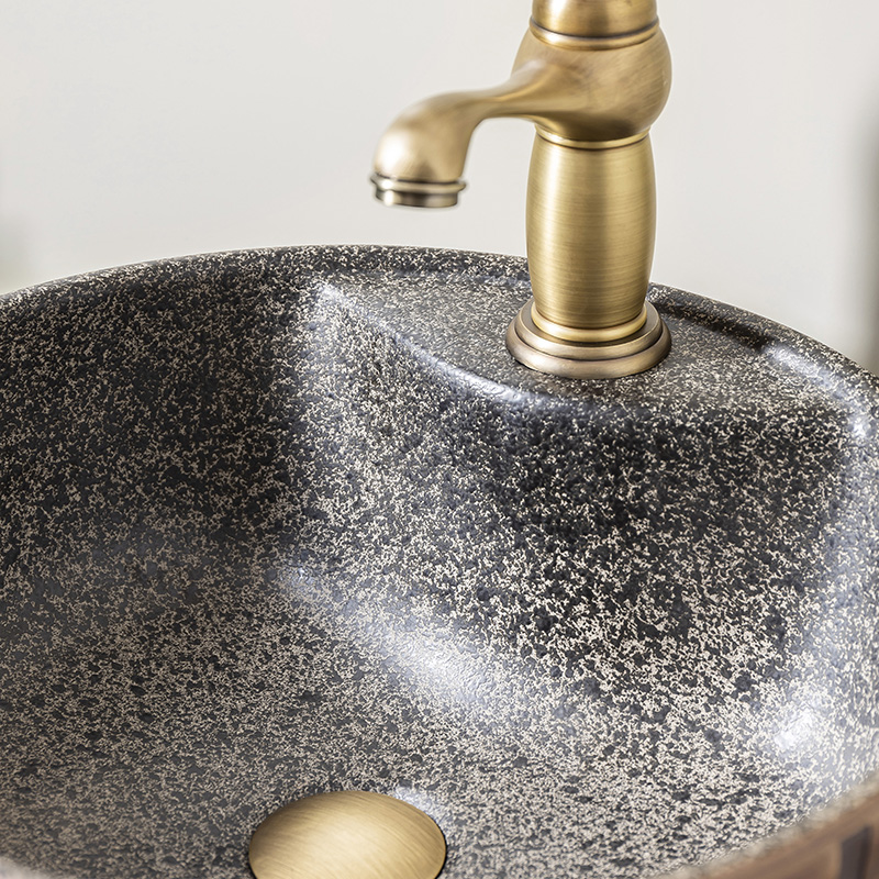 Ceramic column basin restoring ancient ways of household toilet lavatory basin sink 8 balcony is suing floor one column