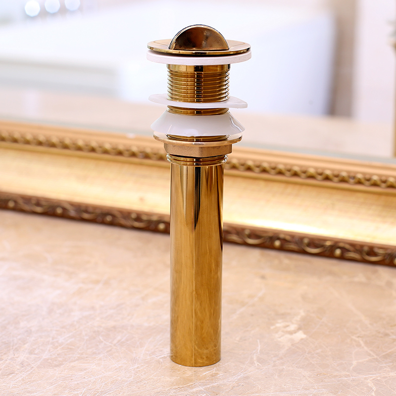 Full copper washbasin drainer accessories Gold bouncing basin washbasin basin basin Kitchen household drainer