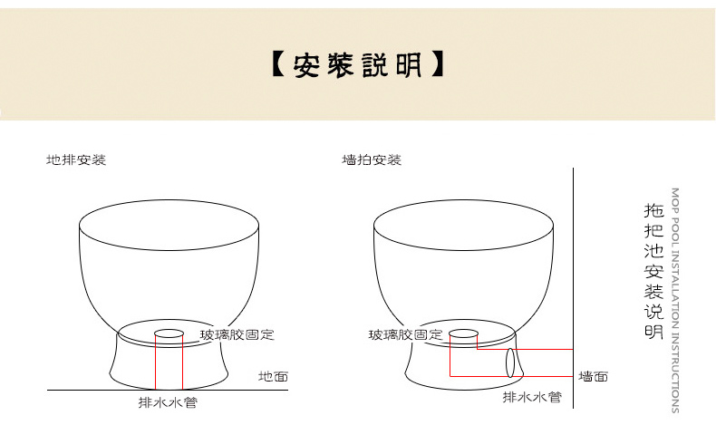 The Mop pool balcony ceramic art Mop pool round automatic Mop Mop basin of archaize toilet water basin