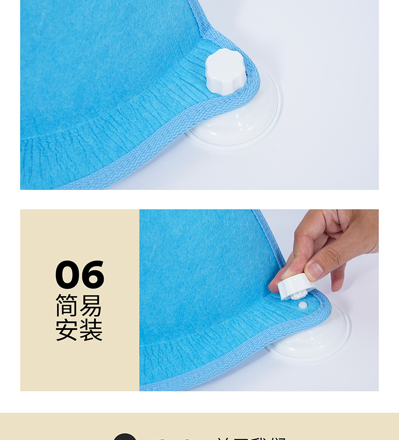 Zeze hút cốc cảm thấy bánh bao làm tổ lồng lưới âm thanh nhảy đỏ nền tảng xe kính mèo tường ban công vật nuôi võng mèo - Cat / Dog hàng ngày Neccessities bình nước treo chuồng