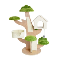 [Зеленый сладкий домик на дереве Дом]