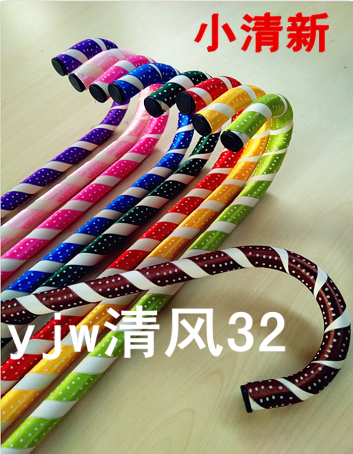 Kindergarten jazz dance crutch props Children's big eyes dance crutch two-color show crutch cane