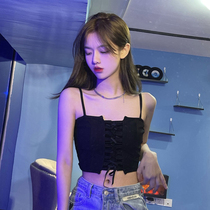 Hot Girl Harnesses Vest Woman Inner Lap Summer Design Sensation Little Crowdsourced Pure Desire Sexy Hit Bottom Short blouses outwear