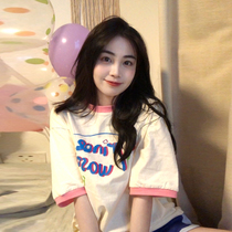 Pure cotton short sleeve T-shirt female design feeling small crowdsummer 2022 new Dont chic easy student blouses